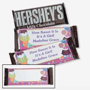 12 Personalized Sweet Treat Candy Bar Wrappers   Candy & Candy 