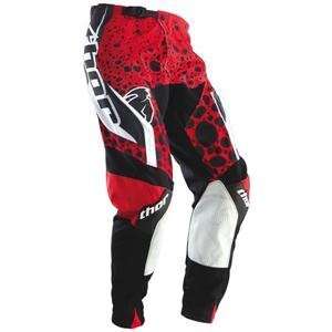    Thor Motocross Phase Vented  Pants   32/Red: Automotive