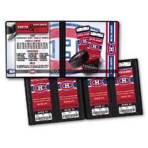  Personalized Montreal Canadiens NHL Ticket Album: Sports 