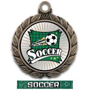 com Hasty Awards 2.75 Xtreme Custom Soccer Insert Medals BRONZE MEDAL 