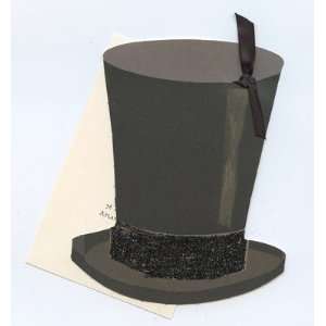  Top Hat, Custom Personalized New Years Parties Invitation 