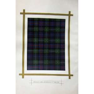   Macleod Mackenzie Tartan Scottish Highlands Clan Blue