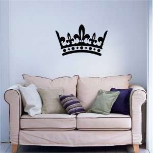  King Crown Queen Abstract Design Cute Wall Vinyl Sticker 