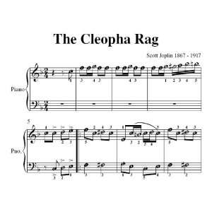   Cleopha Rag Scott Joplin Easy Piano Sheet Music Scott Joplin Books