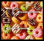 50 Mixed Miniature Iced Donuts * Dollhouse Food * WHOLESALE