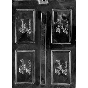   FRIENDS ARE FOREVER Business Card Candy Mold Chocolate: Home & Kitchen