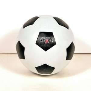  School Smart Soccer Ball   Size 3   Black and White 