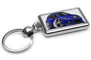 Seat Leon Cupra Blue Premium Metal Key Ring  