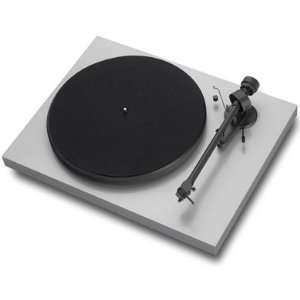  Pro Ject Debut III Turntable with Silver Plinth & Ortofon 