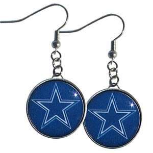  NFL Football Dallas Cowboys Dangle Charm Earrings With 