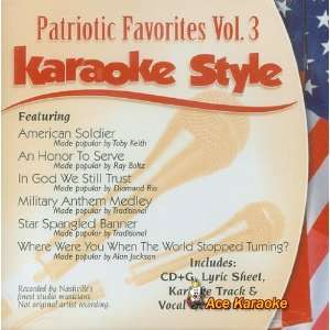  Daywind Karaoke Style CDG #3177   Patriotic Favorites Vol 