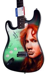 Megadeth Autographed Dave Mustaine Signed Airbrush Guitar PSA UACC RD 