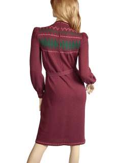 Vintage Suit Adolfo Knit 2 Piece Dress Geometric Size 4 1980s  