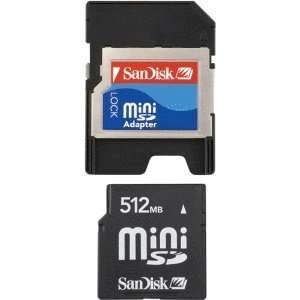  New Sandisk Mini Secure Digital Memory Card 512MB W 