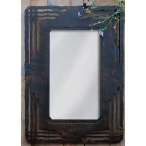    Wrought Iron Mission Style Mirror   36 Wall Mirror