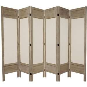  ft. Tall Solid Frame Fabric Room Divider  6P   BGRY