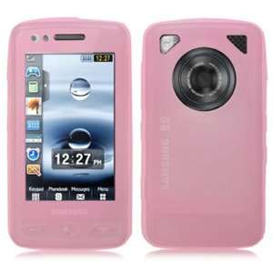  Baby Pink Soft Silicone Skin Case for Samsung Pixon M8800: Electronics