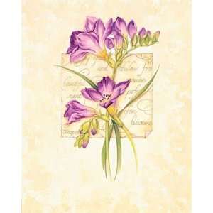  Floral Poetry I, Fine Art Canvas Transfer by Tricia 