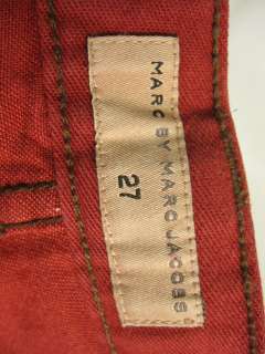 MARC BY MARC JACOBS Red Boot Cut Denim Jeans SZ 27  