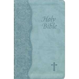  The Illustrated Holy Bible Deluxe Gift Edition   Blue 