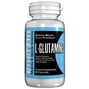   Glutamine   90 Capsules 1500mg Minimize Muscle Tissue Breakdown