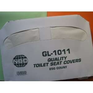  Seat Covers, Half Folded, Paper, L 16 3/4, W 14 1/16, 20 boxes 