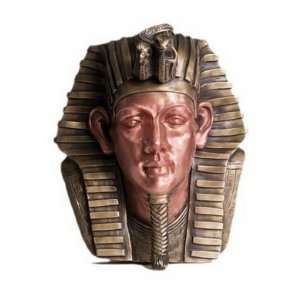   Bronze King of Egypt King Tut Statue, 15 inches H