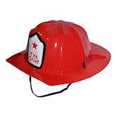 RTD Auctions   24 Plastic Fireman Firefighter Helmet Hat for Kids