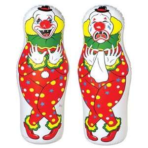    Large 44 Punching Clown with Happy and Sad Faces: Toys & Games
