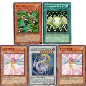   Yugioh 5Ds Ancient Sacred Wyvern Custom Set of 5: Toys & Games