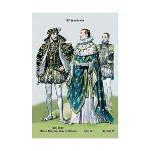  Anton Bourbon King of Navarre Carl IX and Francis II 16th 