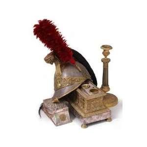  Composition with French Helmet, Inkstand and Candlestick 