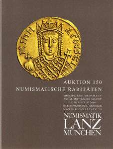 LANZ #150 DECEMBER 2010 Ancient, Medieval,Modern Coin  