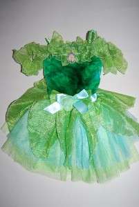  Tinkerbell Fairy Costume Dress & Shoes 4  