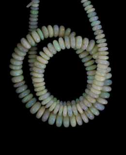 AAA BEAUTIFUL AUSTRALIAN OPAL RONDELLE Beads #18~  