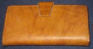   Womens Genuine Leather Brown Rolfs Cowhide Snap Wallet 