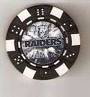 OAKLAND RAIDERS POKER CHIP CARD GUARD items in 1 Of A Kind Poker Chip 