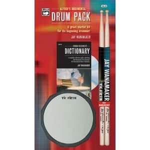  Rudimental Drum Pack   Bk, CD, Pad+Sticks Musical 