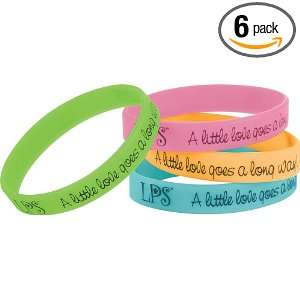 Designware Littlest Pet Shop Rubber Bracelets, 4 Count Packages (Pack 