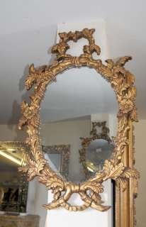 French Rococo Carved Pier Mirror Mirrors  
