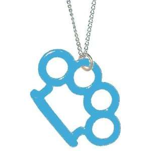Brass Knuckles On 16 Chain, Gpe, Usa In Turquoise with 