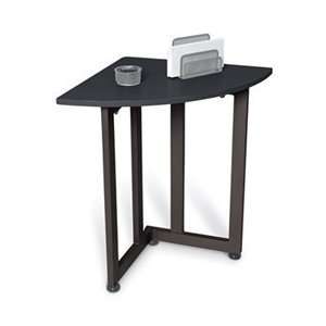   55107 GRAPHITE Quarter Round Telephone Stand End Table