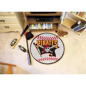    Pittsburgh Pirates Round Baseball Floor Mat 29