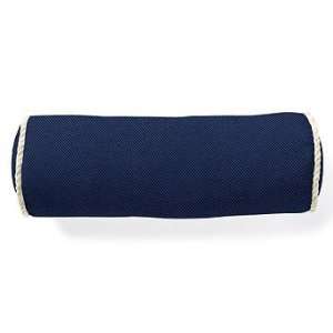  Outdoor Outdoor Bolster Pillow in Vibe Blue with Cording 