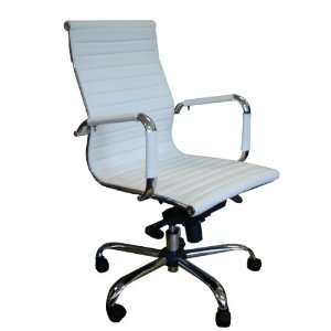   Mid Back Adjustable Office Desk Chairs FY980WE: Office Products