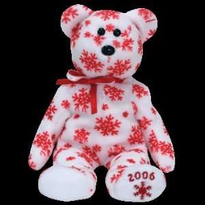  TY Beanie Baby   SNOWBELLES the Bear (White Version 