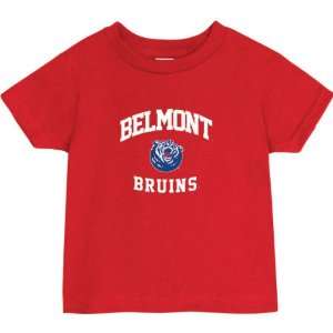  Belmont Bruins Red Toddler/Kids Aptitude T Shirt: Sports 