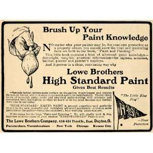   Ad Lowe Brothers Paint Liquid High Standard Layman   Original Print Ad
