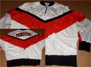 princeton TIGERS warm UP jacket JERSEY shirt 42 L large M medium VTG 