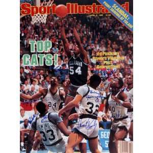 Villanova Wildcats 1985 Team Signed   Sports Illustrated 